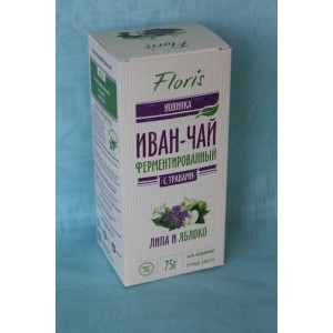 Травяной чай Иван -Чай с травами Липа и Яблоко 75г
